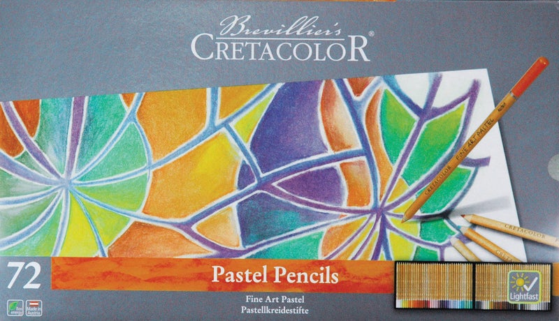 Cretacolor Fine Art Pastel Pencil Set, Set of 72, Multi - Image 2